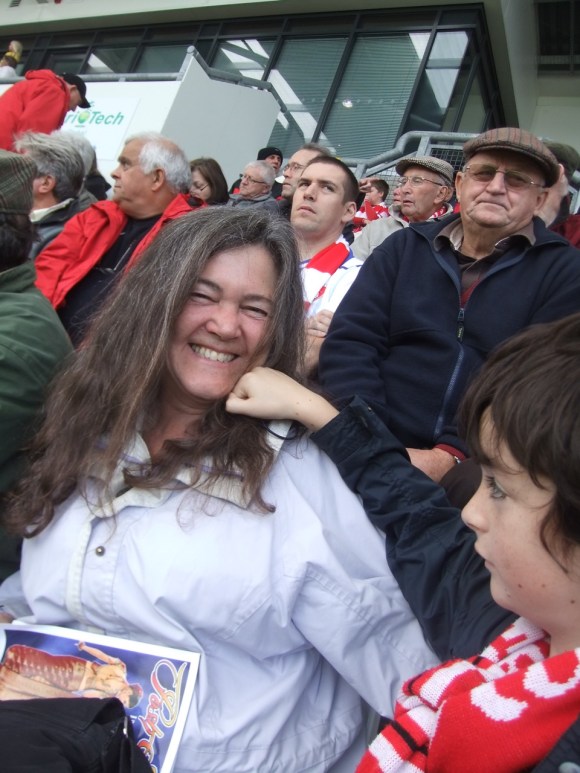 Carol and Joe at Morecambe, 24/9/11