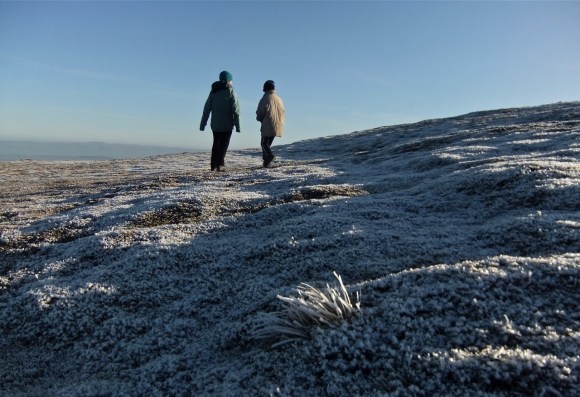 Clare and Joe on Blencathra, 14/1/12_low-res