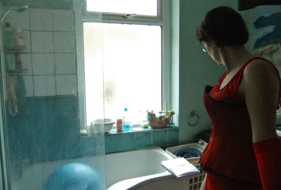 Clare, bathroom, 6/5/12
