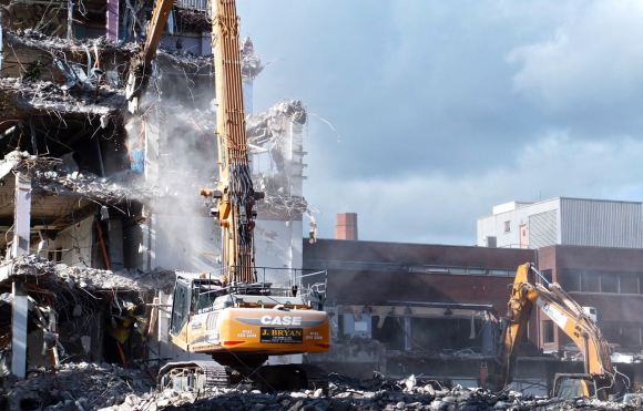 BBC demolition, 11/9/12