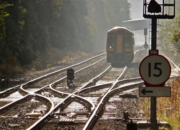 Train arrives, 27/9/12
