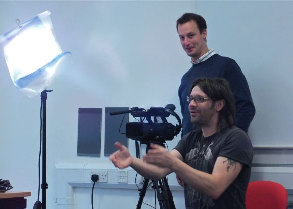 Filming team, 10/10/12