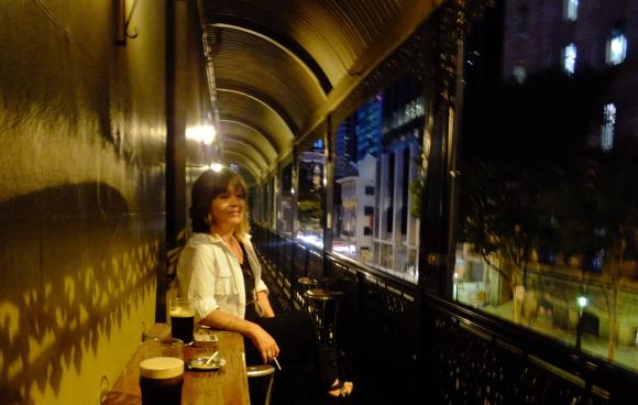 Debs on balcony, 11/2/13