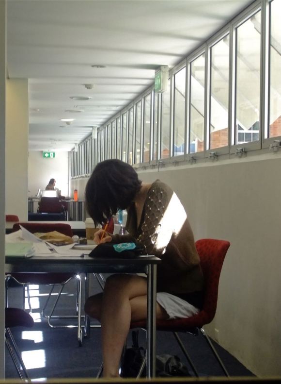 QUT library, 14/4/13