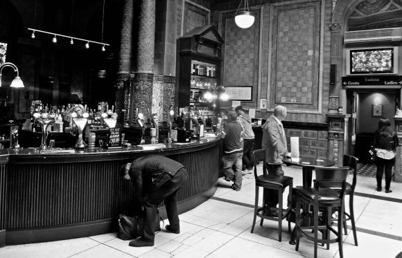 Newcastle station bar, 27/6/13