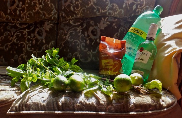 Mojito ingredients, 14/7/13