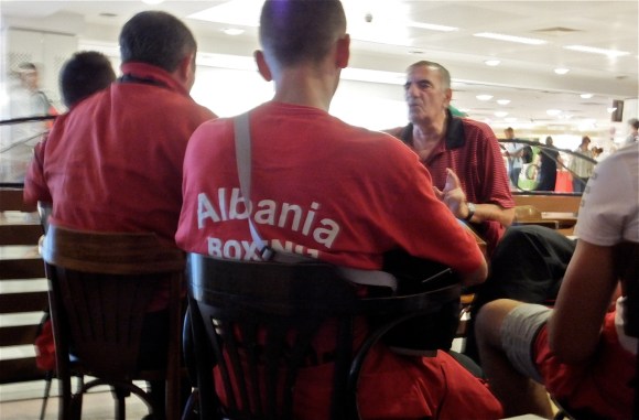 Albanian boxing team, 18/8/13