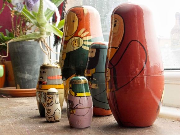 Russian doll nativity, 12/12/13