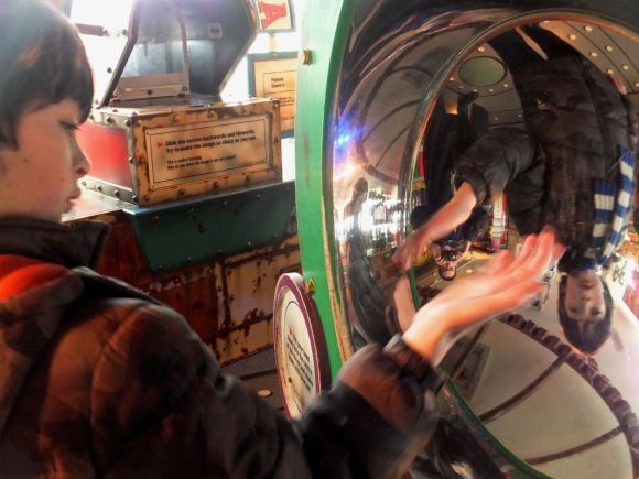 Joe in mirror, 15/2/14