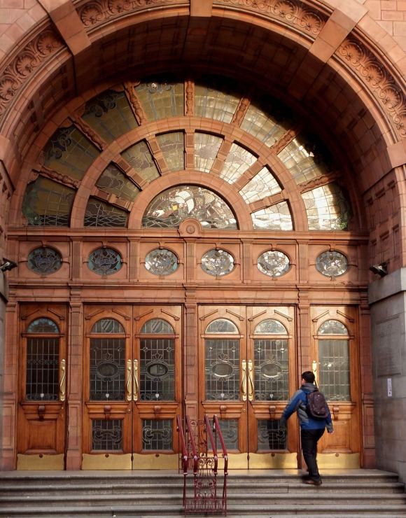 Sackville bulding entrance, 24/2/14