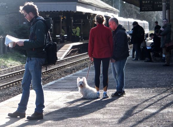 Waiting for train, 10/3/14
