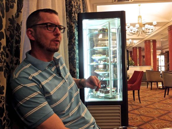 Craig smoking, 12/5/14