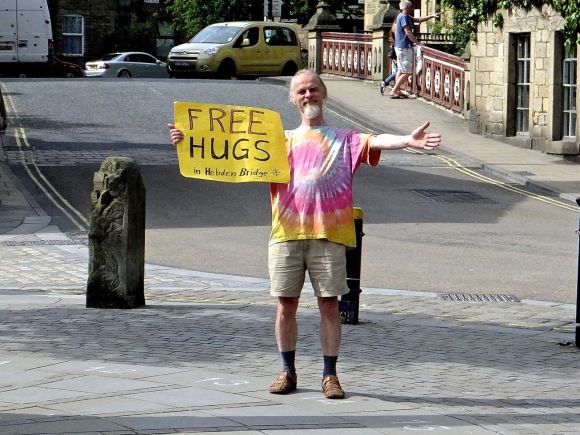 Free hugs, 1/6/14