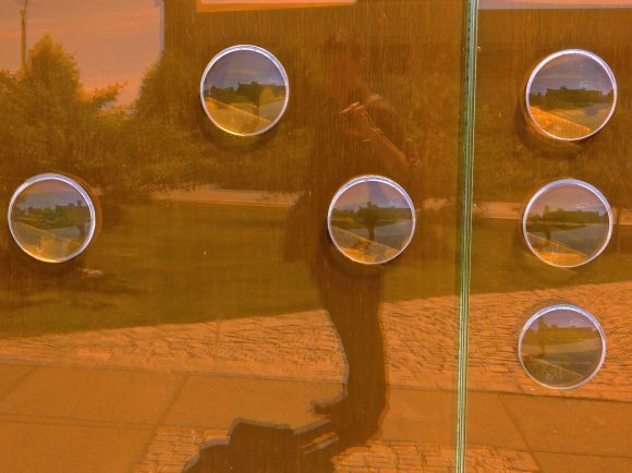 Self-portrait in orange, 18/6/14