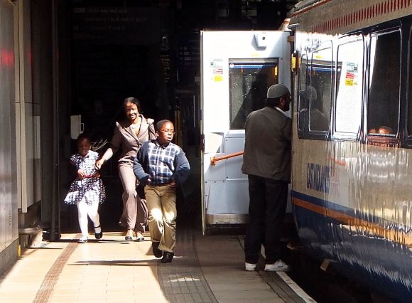 Running for train, 17/8/14