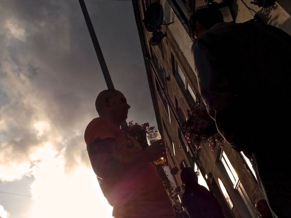 Sunset outside Railway, 13/8/14