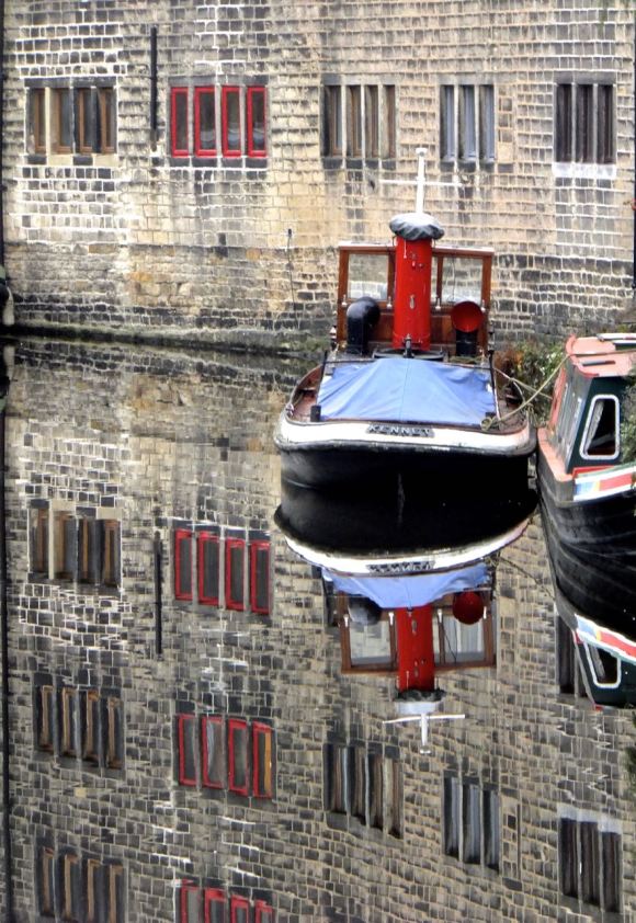 Canal reflections, 4/12/14