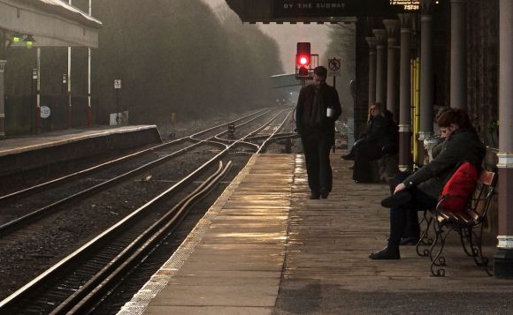 Tom at station, 9/3/15