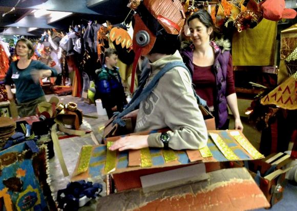 Handmade parade prep, 31/5/15