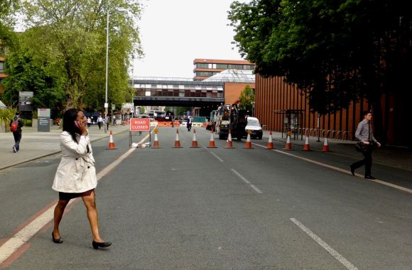 Oxford Rd, closed, 12/6/15