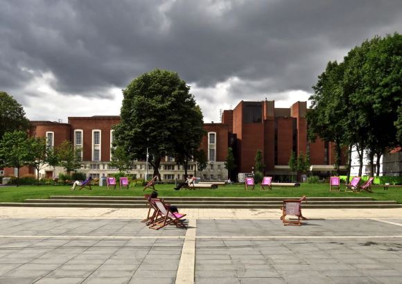 Clouds over library, 11/8/15