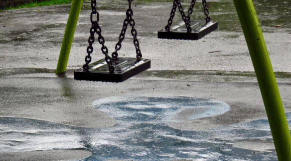 Rainy playground, 12/9/15