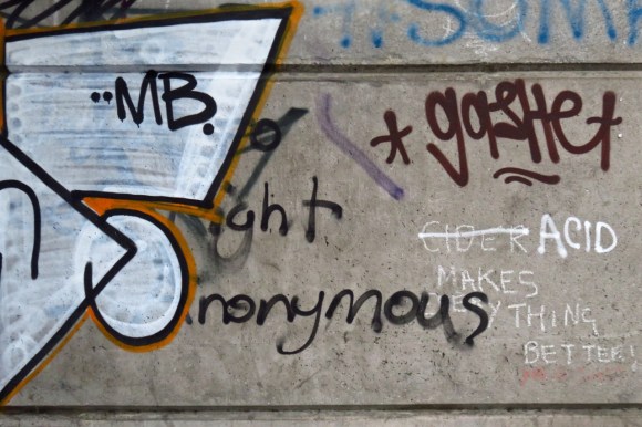 Mancunian Way graffiti, 27/11/15