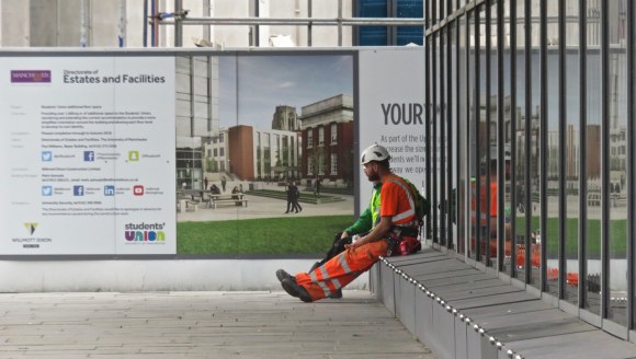 Workmen at University, 8/8/17