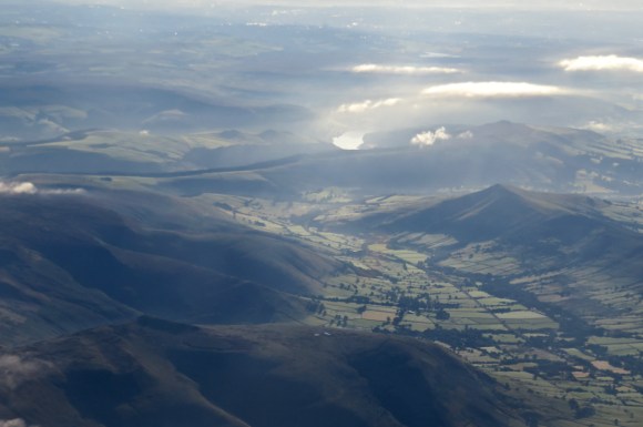 Pennines from above, 1/9/17