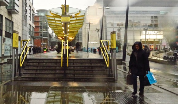 Rainy tram stop, 20/10/17