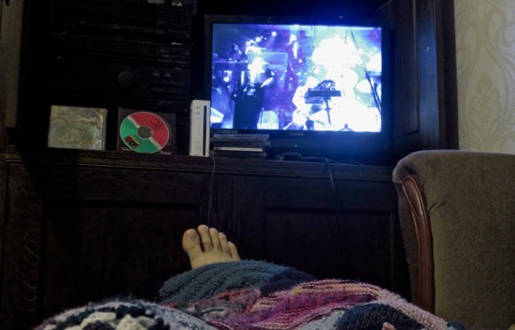 Watching DVD, 19/1/18