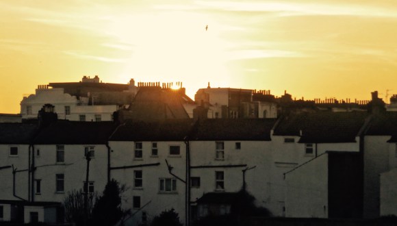 Brighton sunset, 24/2/18