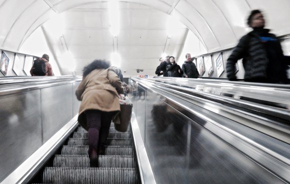 King's Cross escalator, 5/2/18