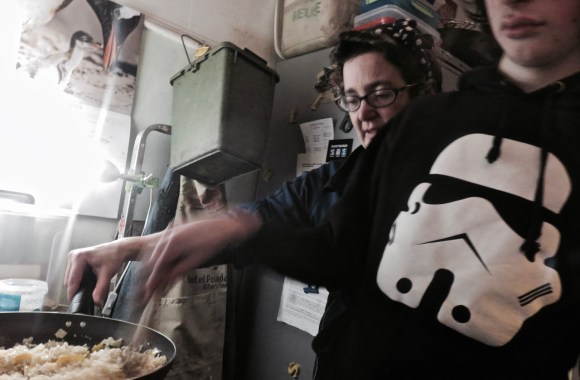 Clare and Joe cook, 1/3/18