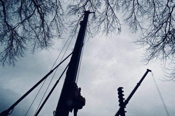 Flood defence works, 7/11/18