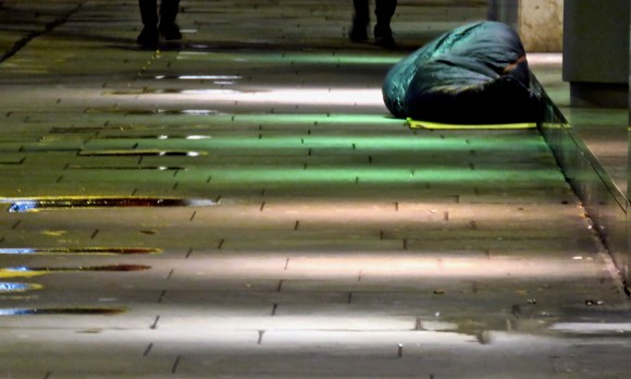 Sleeping bag, Cross St., 23/1/19