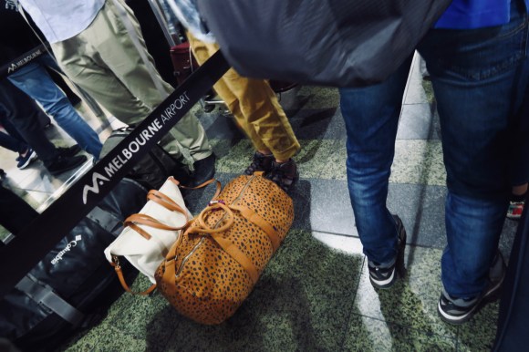 Check-in line, 15/4/19