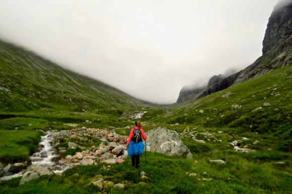Crossing Allt a'Mhuillin, 20/7/19
