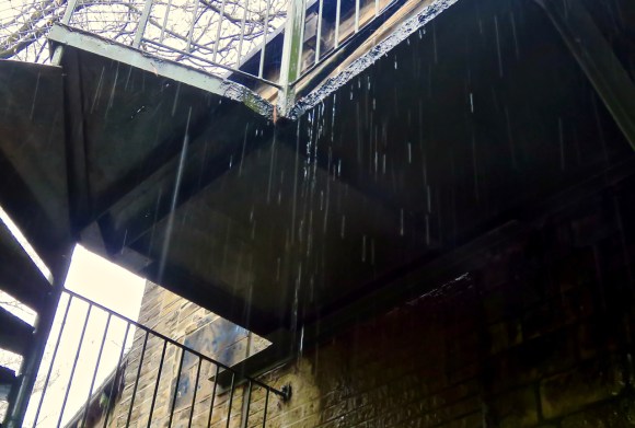 Rainy fire escape, 26/10/19