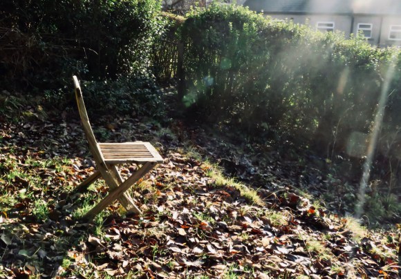 Chair in garden, 4/12/19