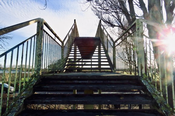 Saltney footbridge, 4/1/20