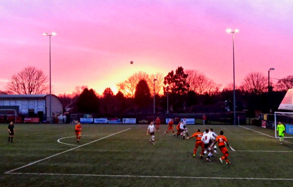 Sunset, Boldmere St. Michaels, 18/1/20