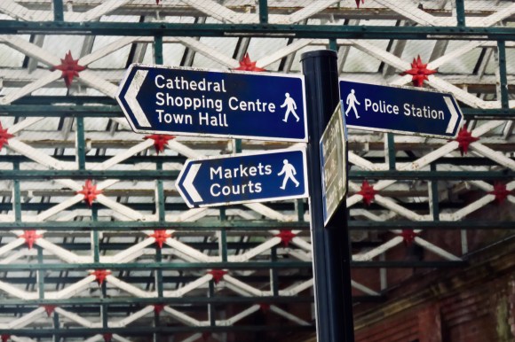 Blackburn signpost, 29/2/20