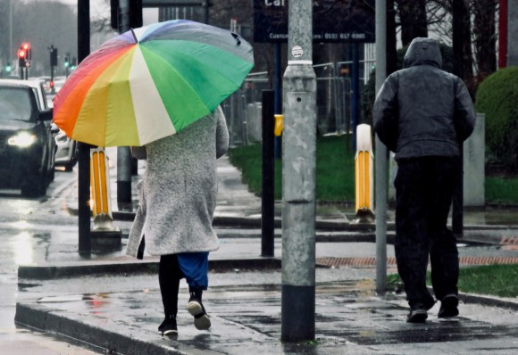 Rainbow umbrella, 28/2/20