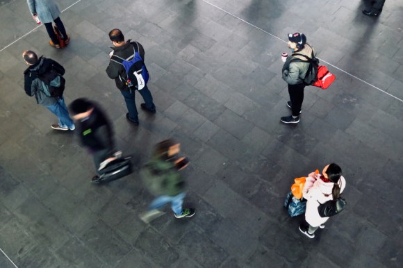Waiting for the train, 3/2/20