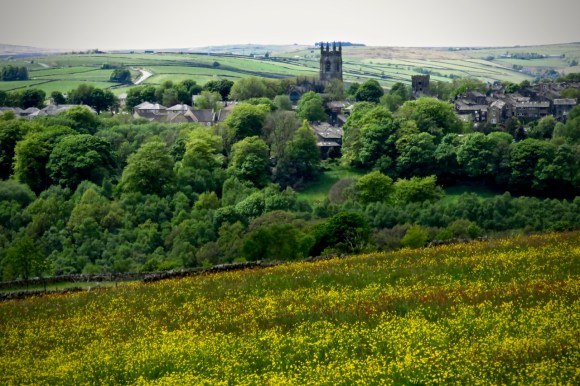 Heptonstall and buttercups, 16/5/20