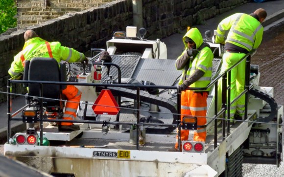 Resurfacing the road, 19/5/20