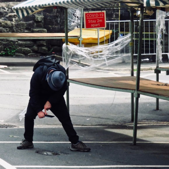 Photographing puddle, 1/7/20