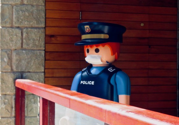 Masked Lego figure, 2/8/20