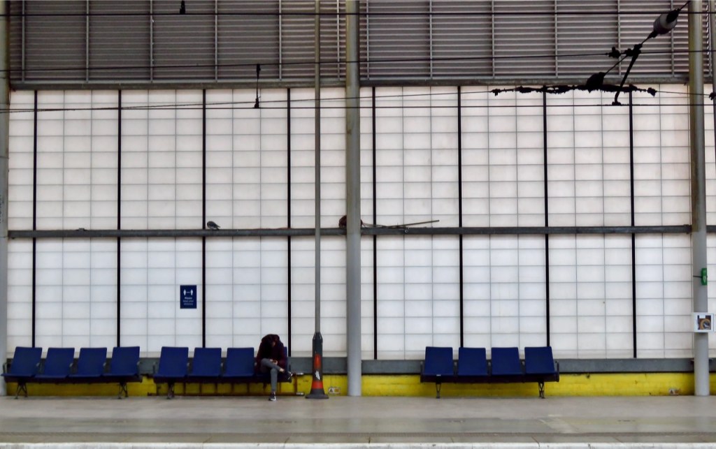 Leeds station, empty, 24/10/20
